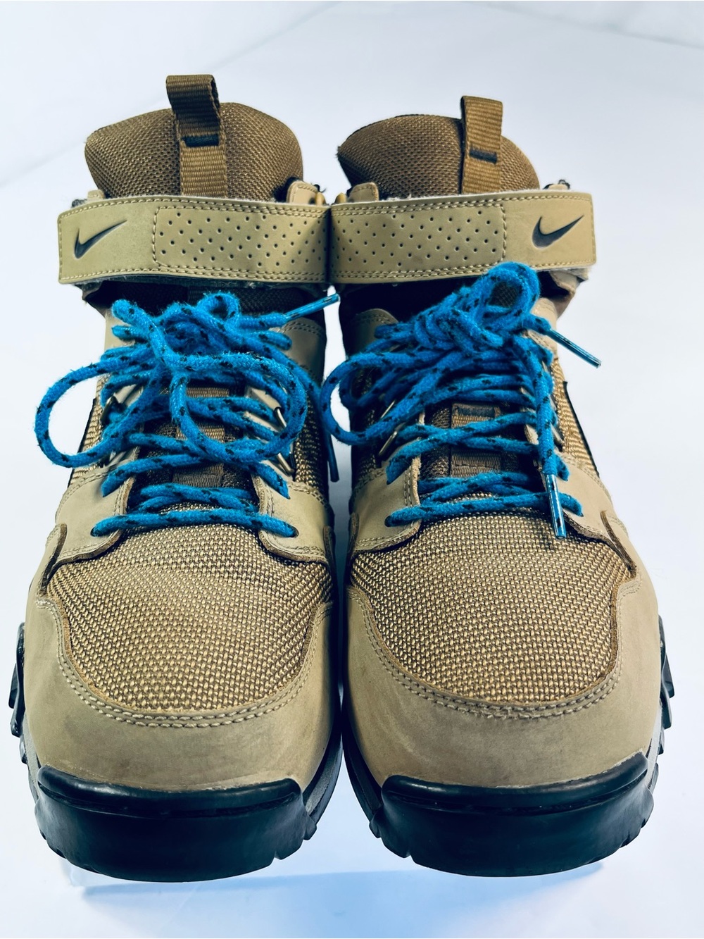 Nike Men’s Olive Green High-Top Trail Sneakers #535836-202 Men’s:10 - Picture 3 of 15